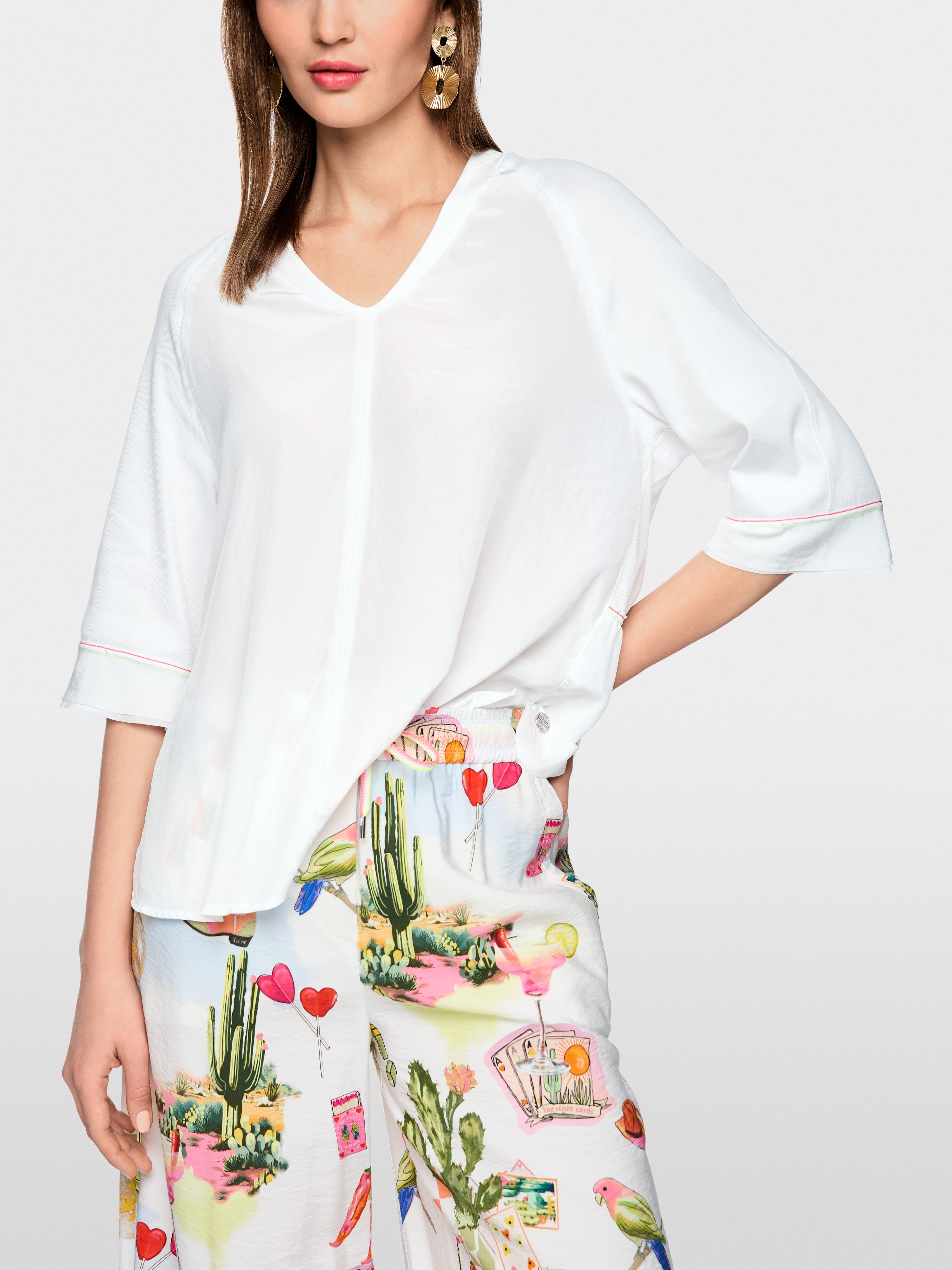 Marc Cain Sports Blouse White AS55.09J67