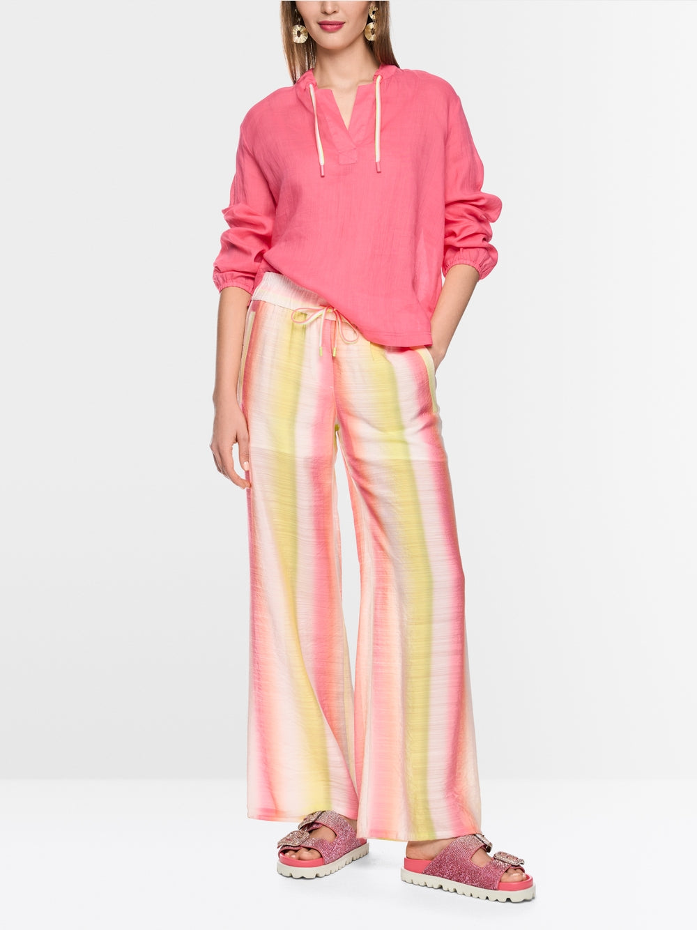 Marc Cain Sports Long Sleeve Blouse Pink Lemonade AS55.30W96