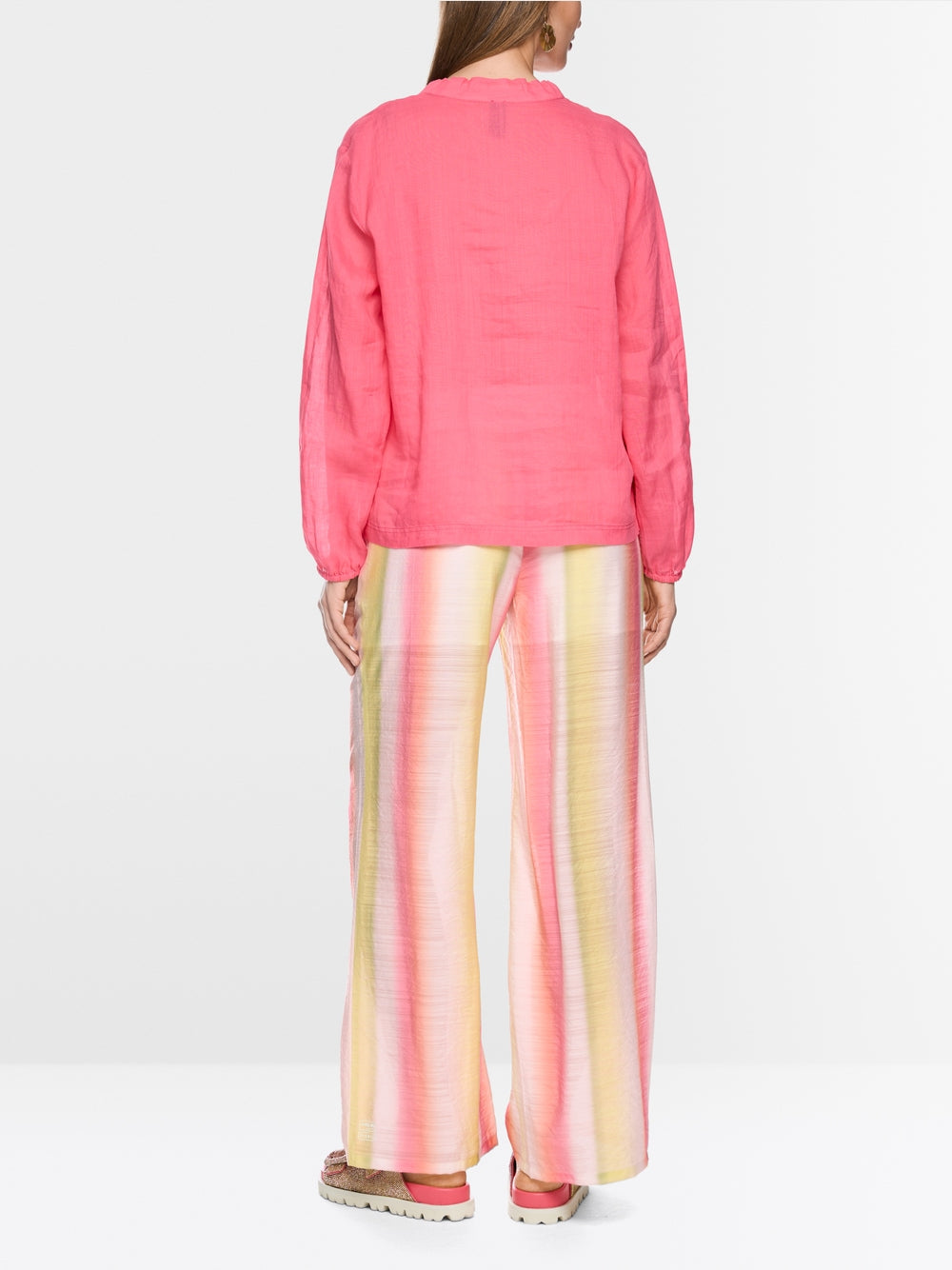 Marc Cain Sports Long Sleeve Blouse Pink Lemonade AS55.30W96