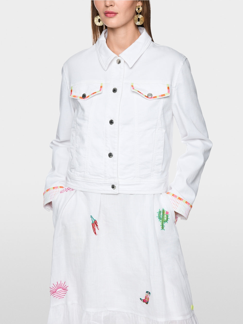 Marc Cain Sports Jacket White AS31.21D15