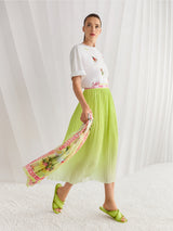 Marc Cain Sports Scarf Sunny New Lime ASB4.07Z24