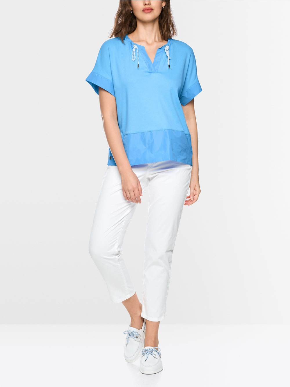 Marc Cain Sports Casual T-Shirt Blue AS48.48J55