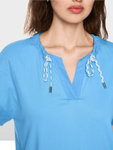 Marc Cain Sports Casual T-Shirt Blue AS48.48J55