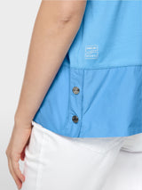 Marc Cain Sports Casual T-Shirt Blue AS48.48J55