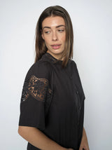 Mos Mosh Rooma Cotoni Shirt Black