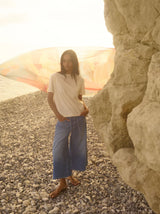 Mos Mosh Culotte Zack Jeans Blue Capri