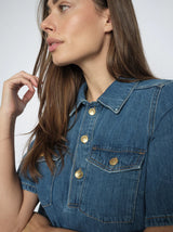 Mos Mosh Biba East Dress Mid Blue