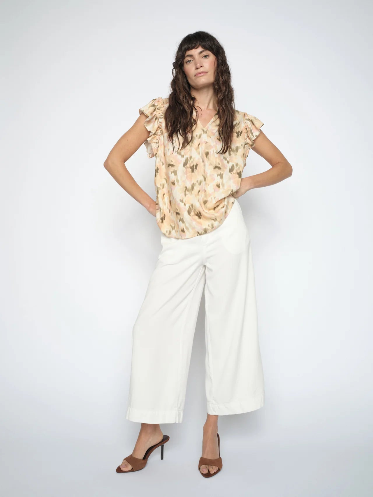 Mos Mosh Bantry Stalom Pant Cropped White