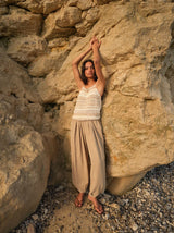 Mos Mosh Nuello Gunilla Pant Sesame