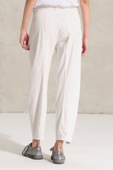 TRANSIT Comfort Fit Stretch Cotton & Tencel Pants Chalk CFDTRC0245