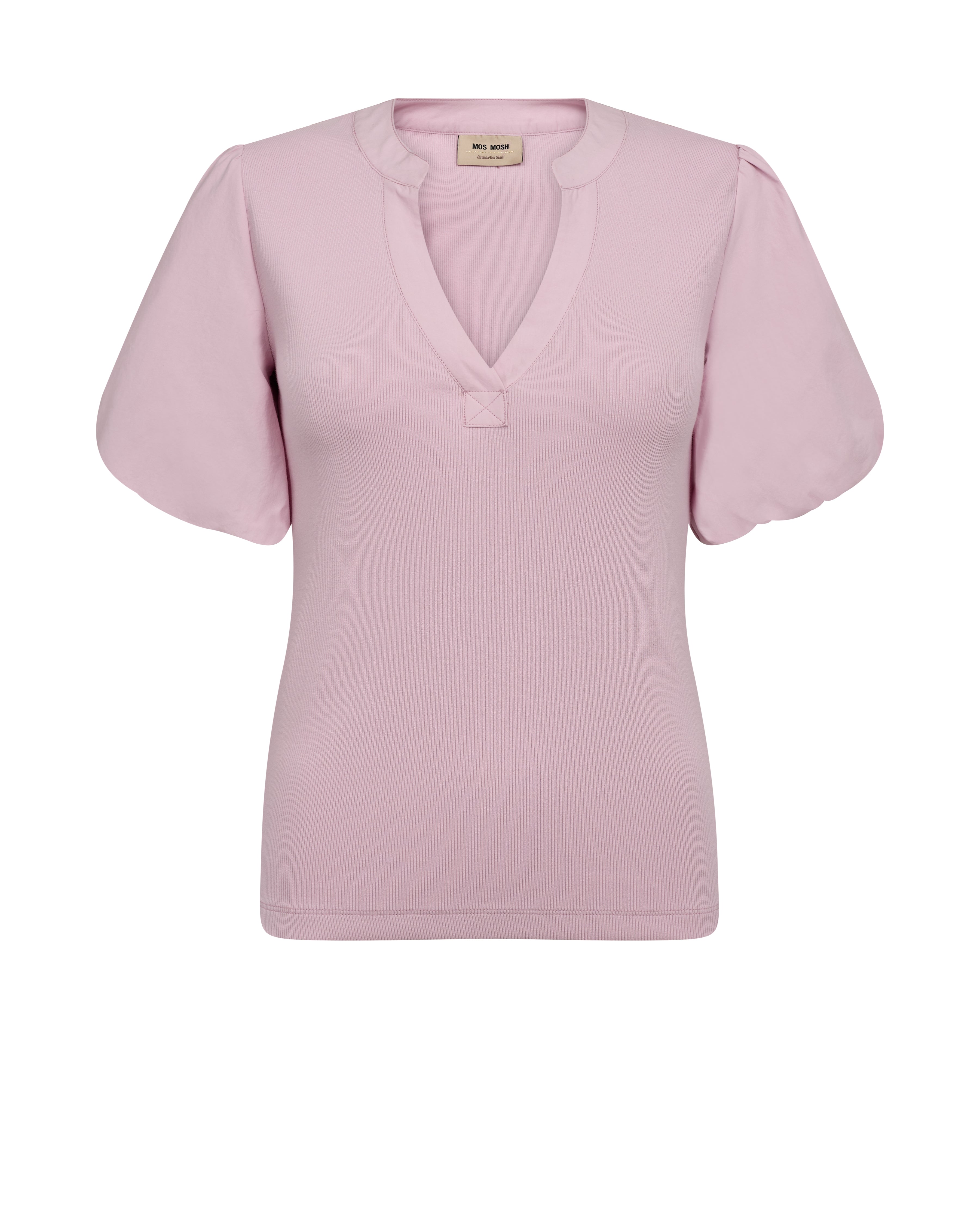 Mos Mosh Jada Puff Sleeve Tee Fragrant Lilac