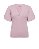 Mos Mosh Jada Puff Sleeve Tee Fragrant Lilac