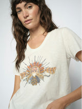 Mos Mosh Tonia Glam Tee Ecru