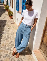 FROCKS Barrel Jeans Light Blue