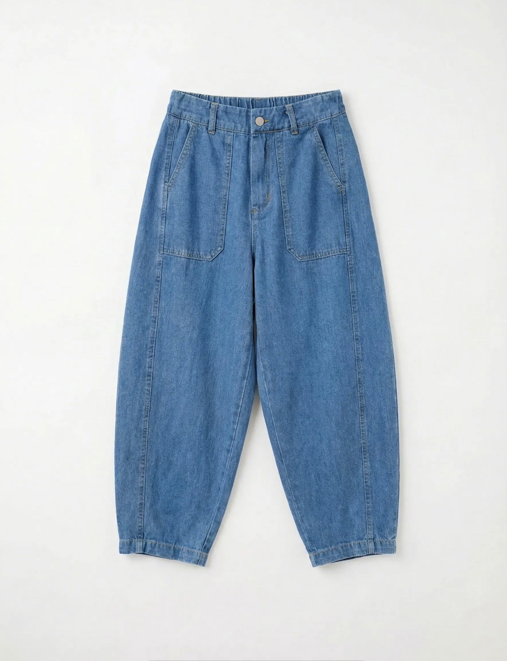 FROCKS Barrel Jeans Mid Blue