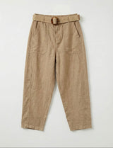FROCKS Barrel Linen Pants Sesame