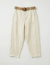 FROCKS Barrel Linen Pants Chalk