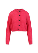 Coster Copenhagen Cropped Knit Cardigan Alpaca Bright Pink