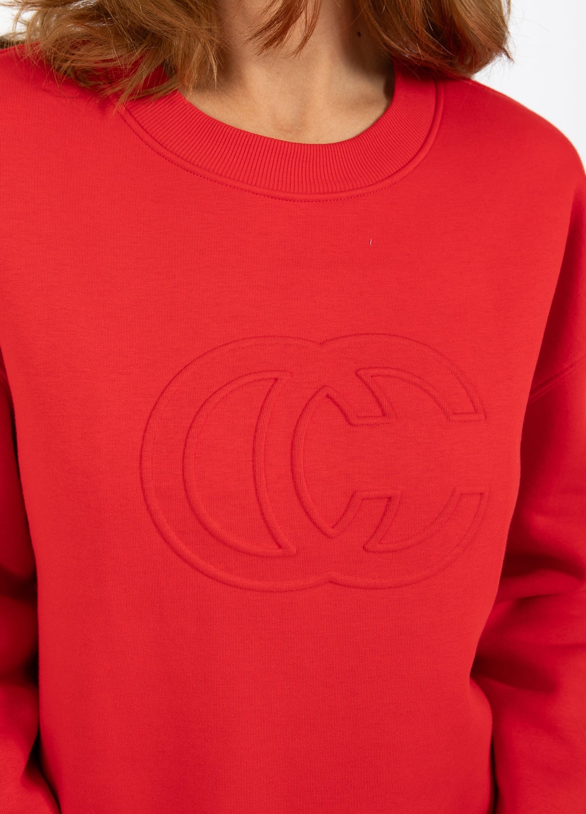 Coster Copenhagen Logo Sweatshirt Scarlet Red