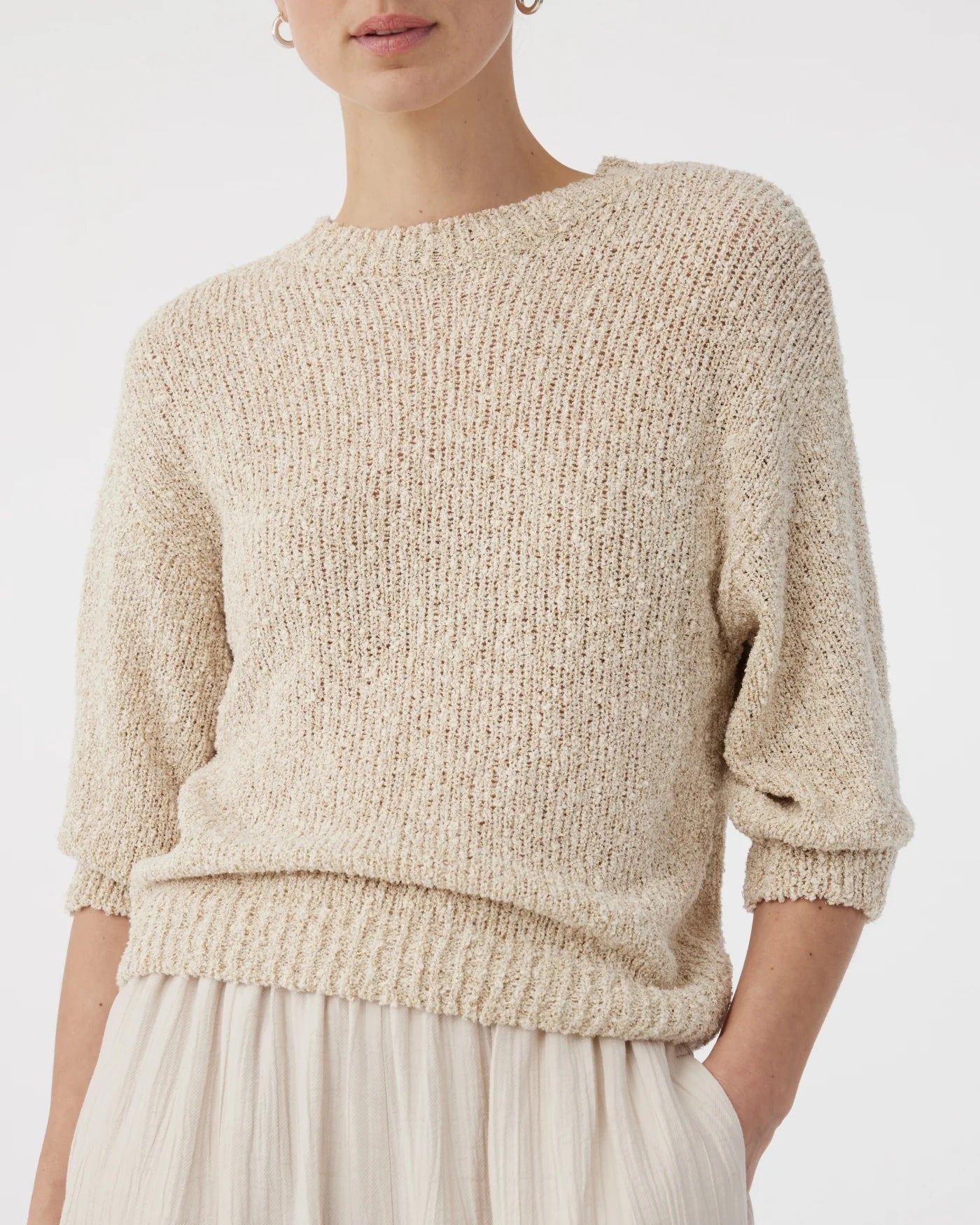 Knit-ted Roxie Sweater Gold