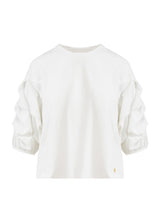 Coster Copenhagen Blouse with Puffy Sleeves Off White