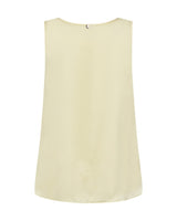 Mos Mosh V-Neck Astrid Silk Top French Vanilla