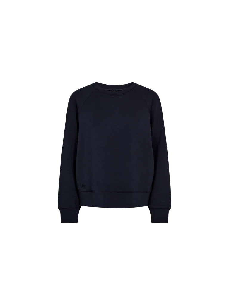 Mos Mosh Abello Basic Sweatshirt Salute Navy