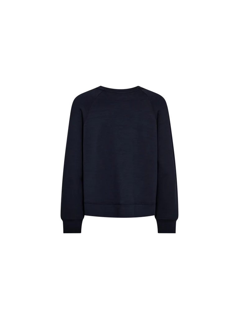 Mos Mosh Abello Basic Sweatshirt Salute Navy