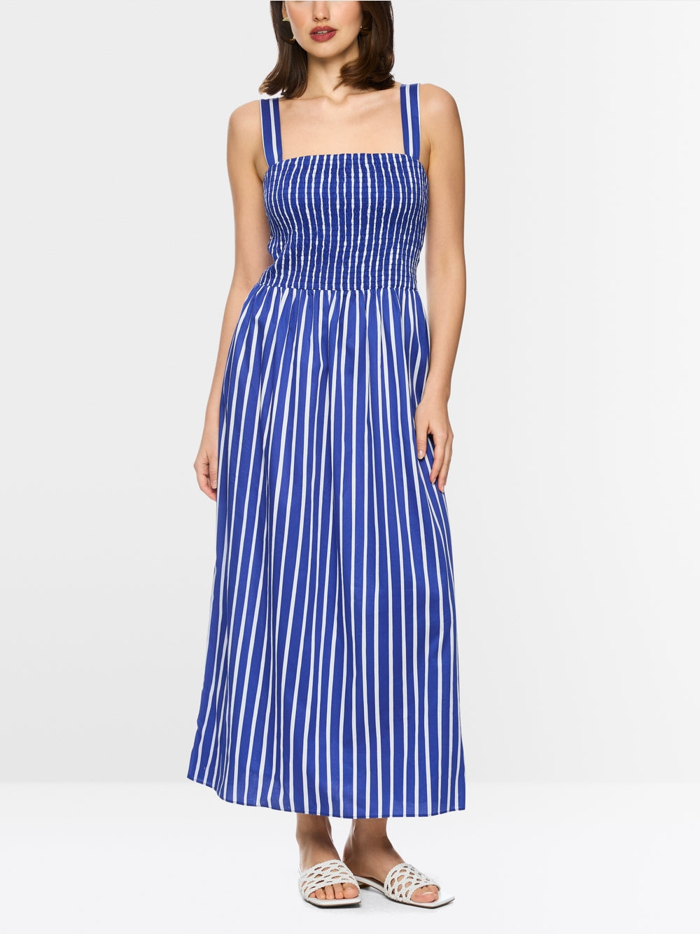 Marc Cain Maxi Dress with Smocked Top