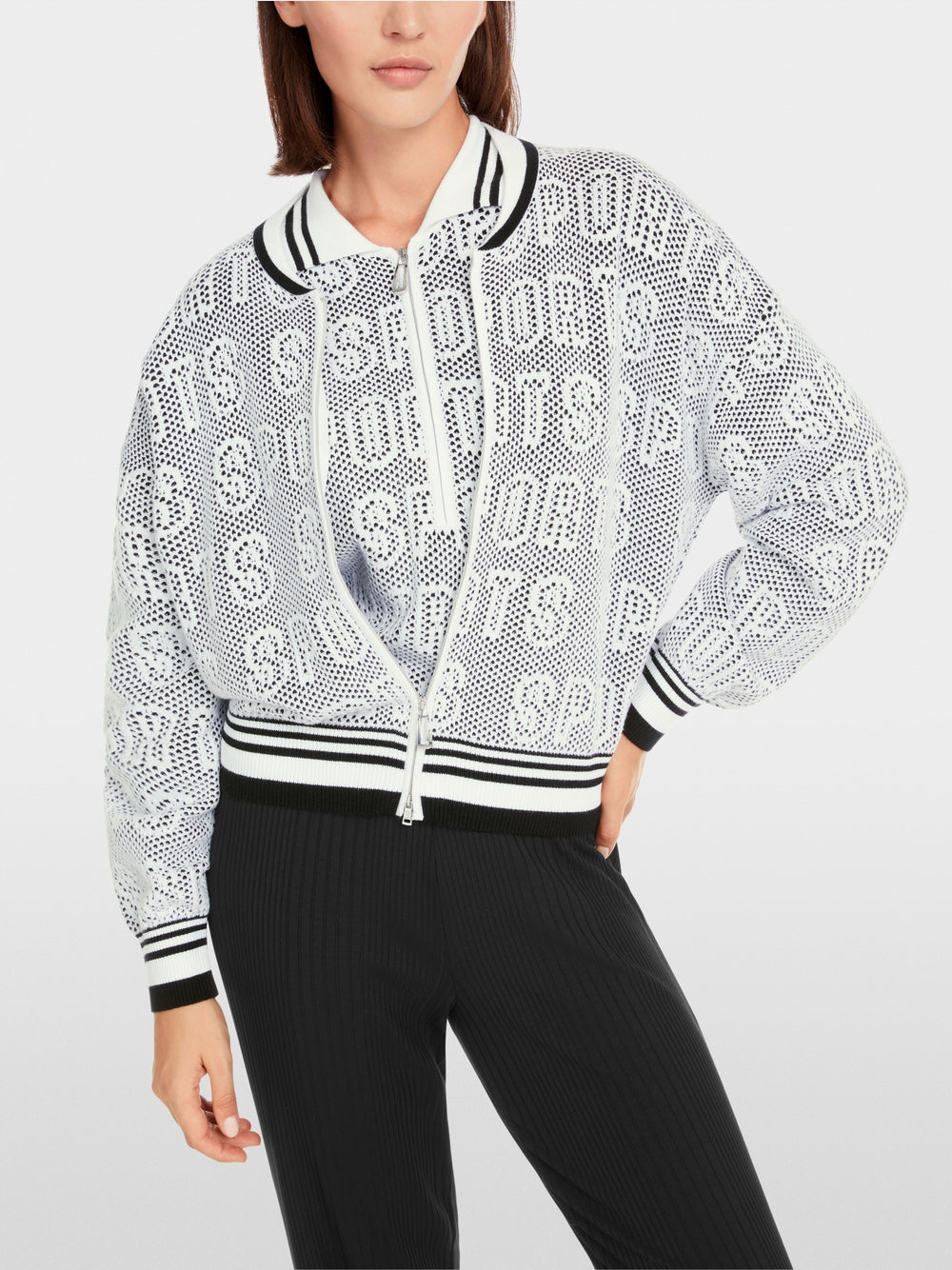 Marc Cain Sports Cardigan with College Collar