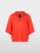 Marc Cain Sports Polo Top Campari