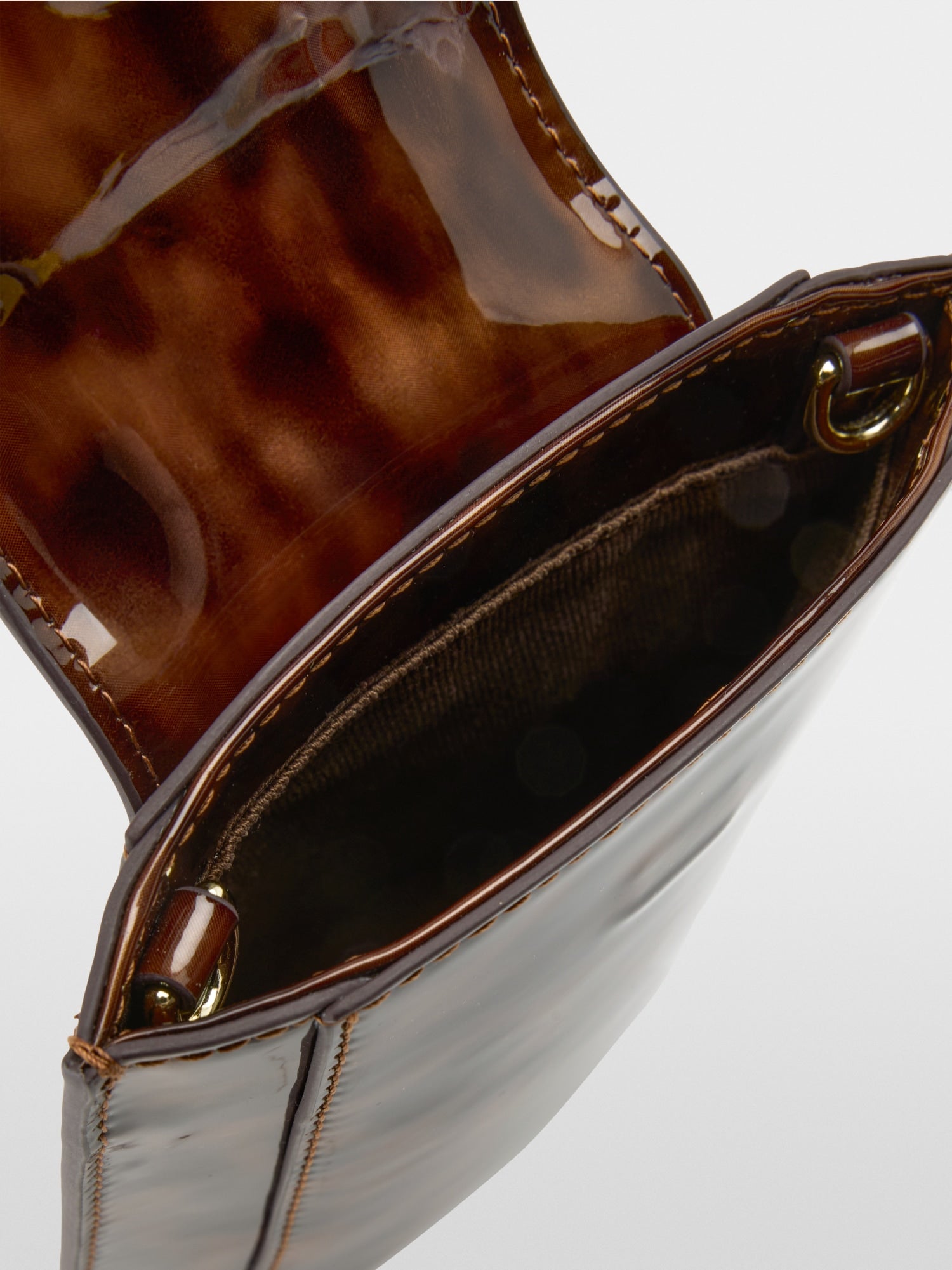 Marc Cain Collections Patent Leather Mini Bag BCTM.01L11