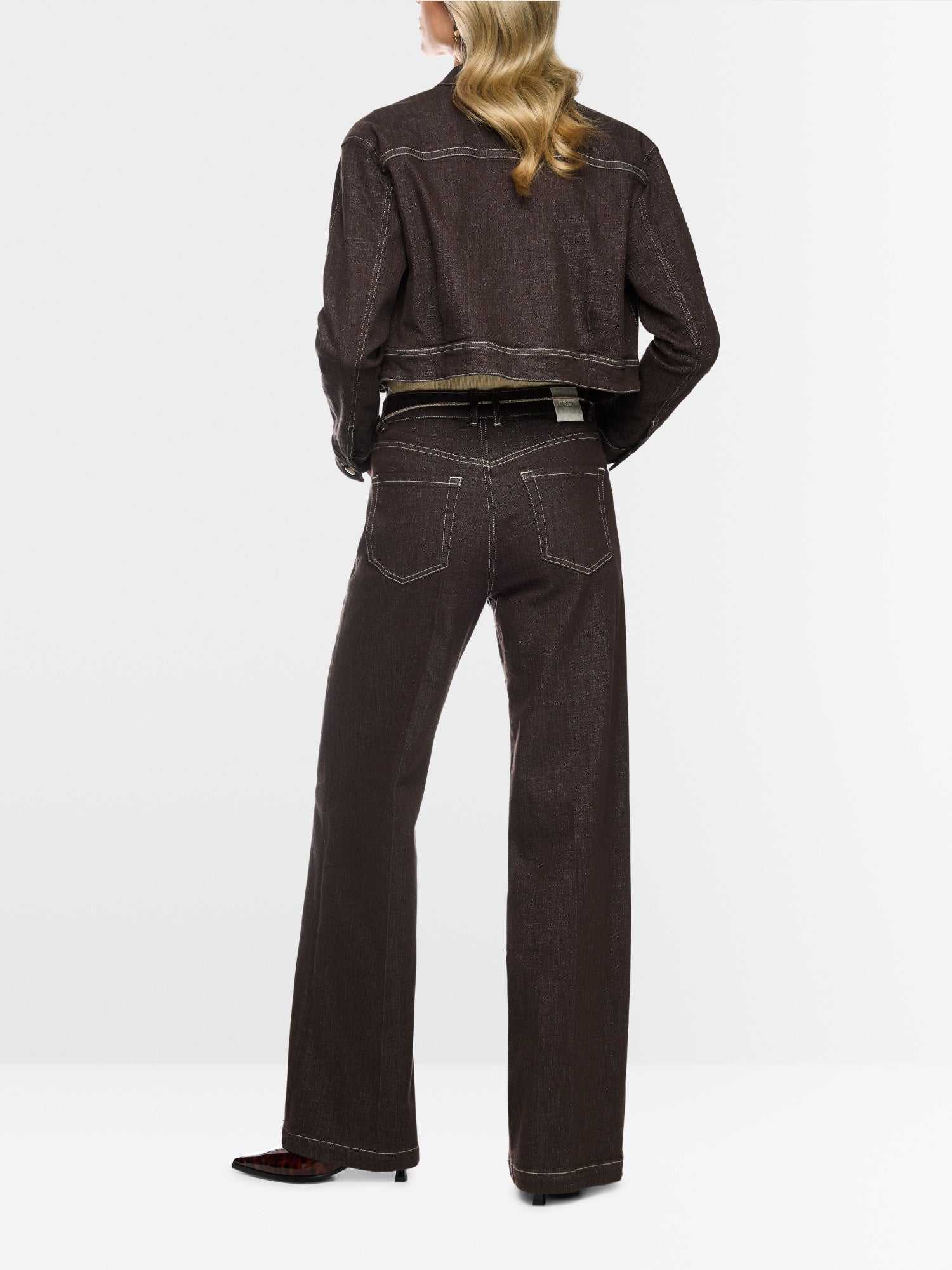 Marc Cain Collections WARRI Jeans Seal Brown BC82.25D09