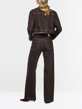 Marc Cain Collections WARRI Jeans Seal Brown BC82.25D09
