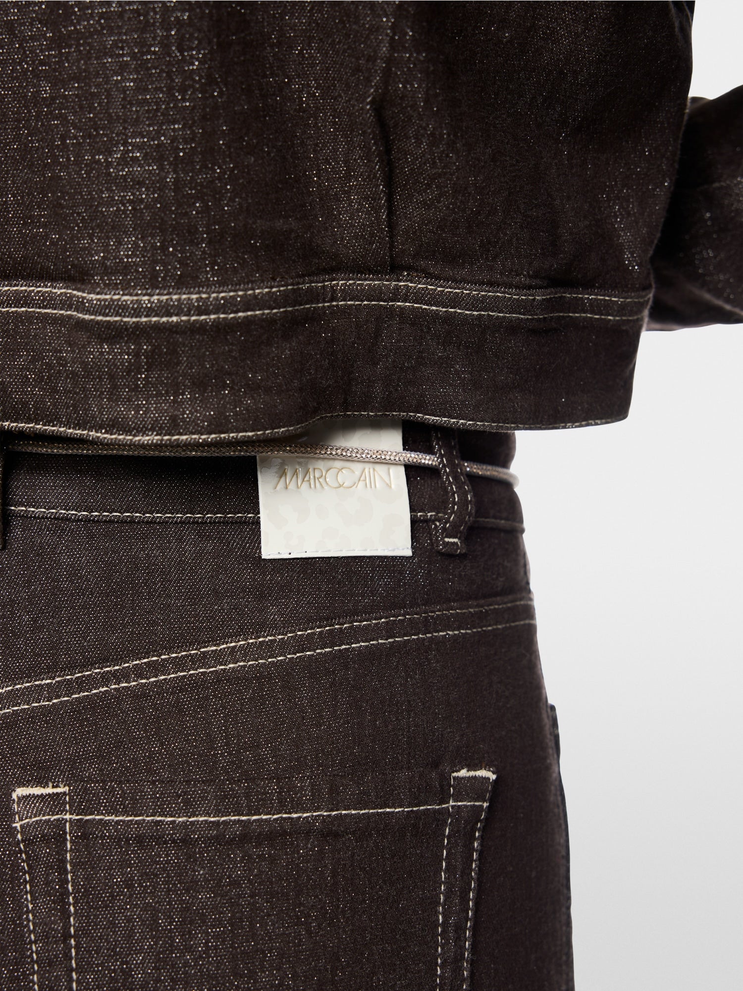 Marc Cain Collections WARRI Jeans Seal Brown BC82.25D09