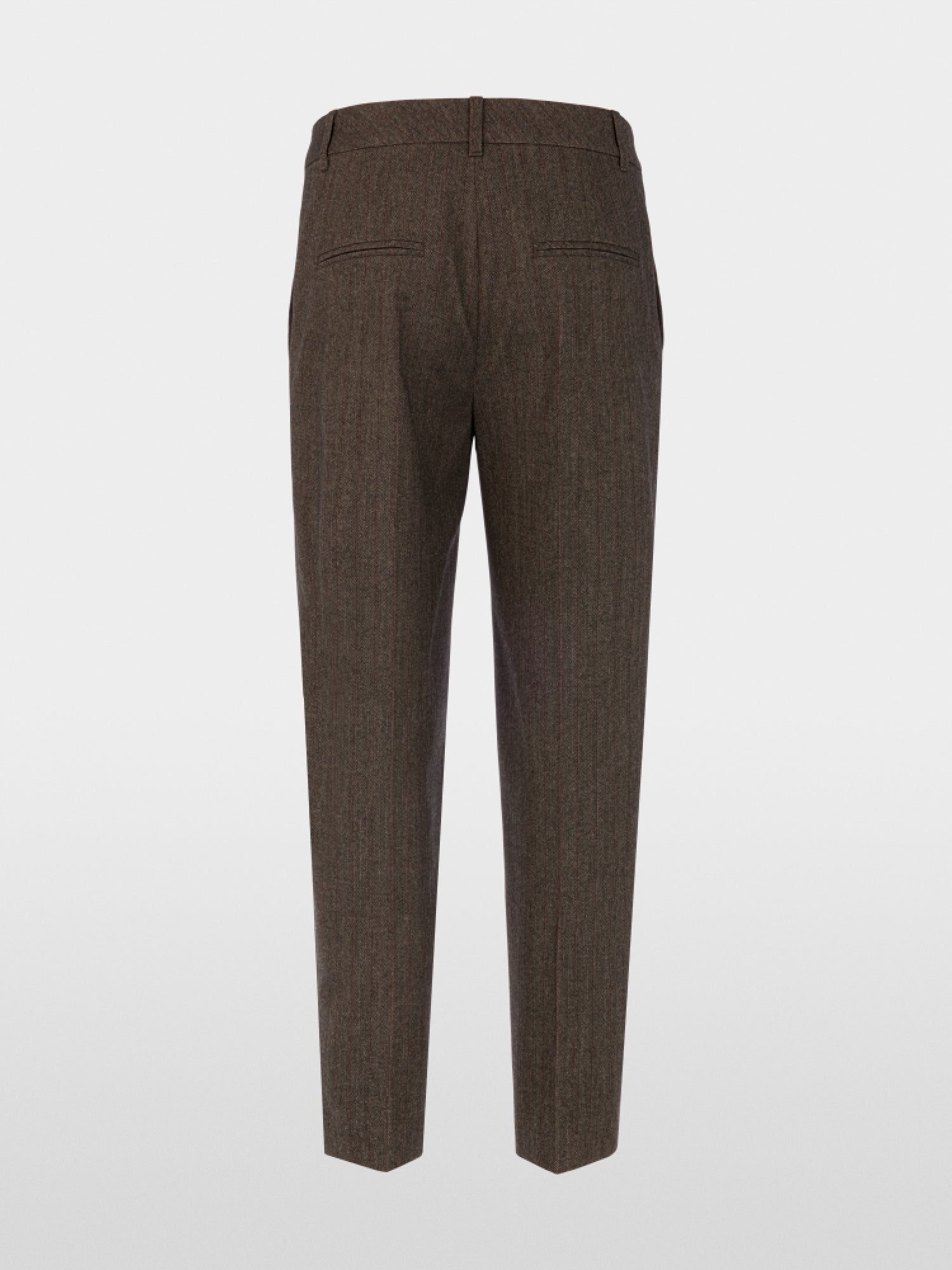 Marc Cain Collections Fordon Herringbone Pants Seal Brown BC81.39W74