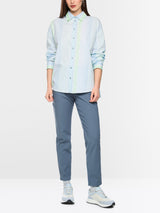 Marc Cain Sports Striped Blouse Niagara Mist BS51.12W15