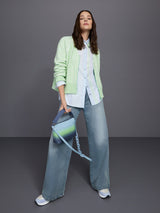 Marc Cain Sports Striped Blouse Niagara Mist BS51.12W15