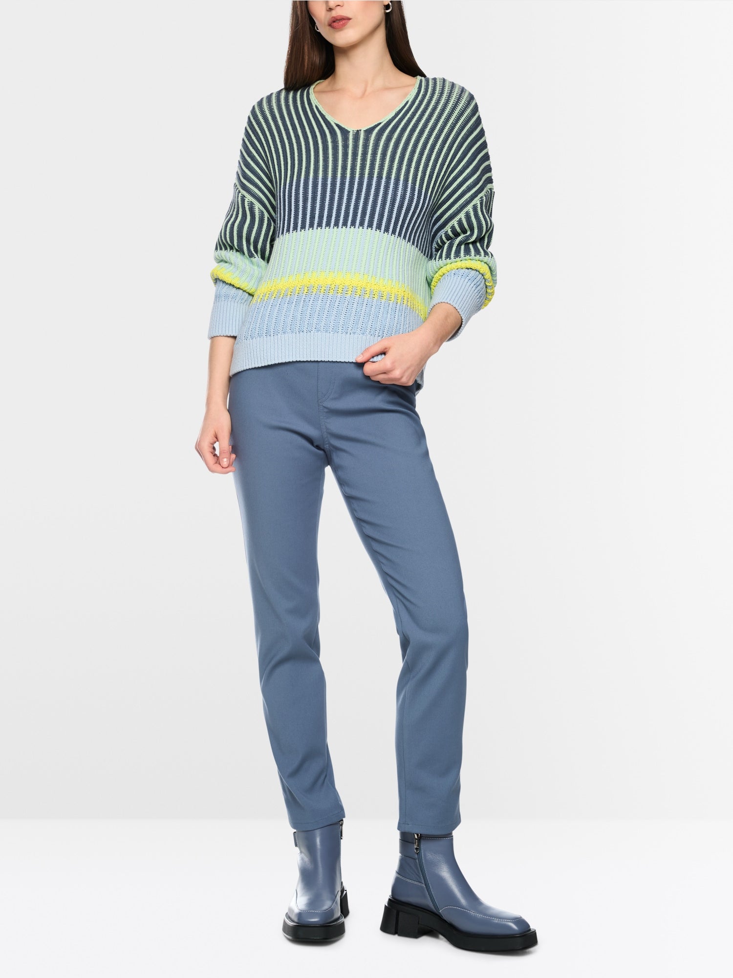 Marc Cain Sports ‘Knitted in Germany’ Sweater Niagara Mist BS41.02M10