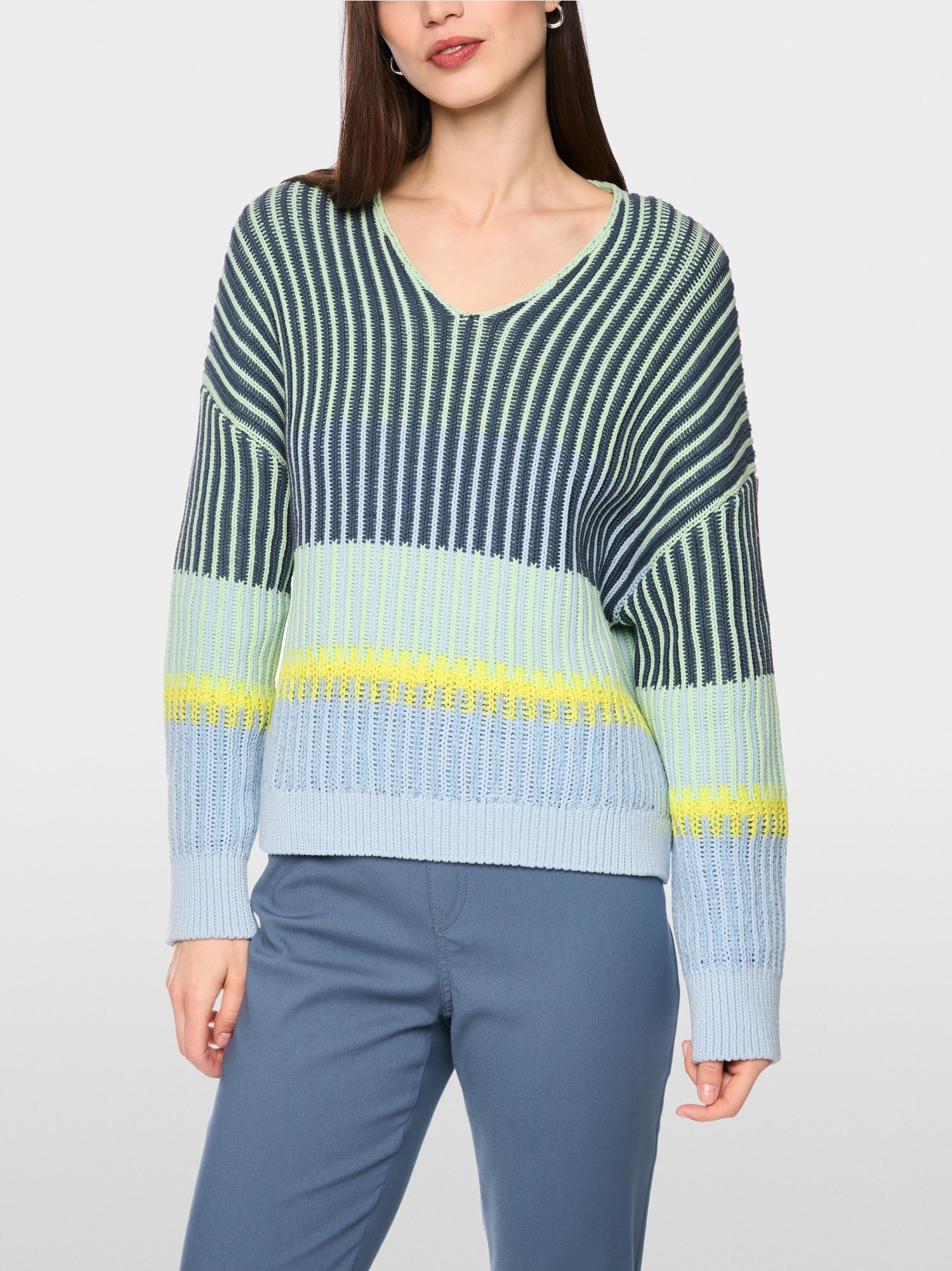 Marc Cain Sports ‘Knitted in Germany’ Sweater Niagara Mist BS41.02M10