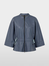 Marc Cain Sports Faux Leather Jacket Grisaille BS31.10J07