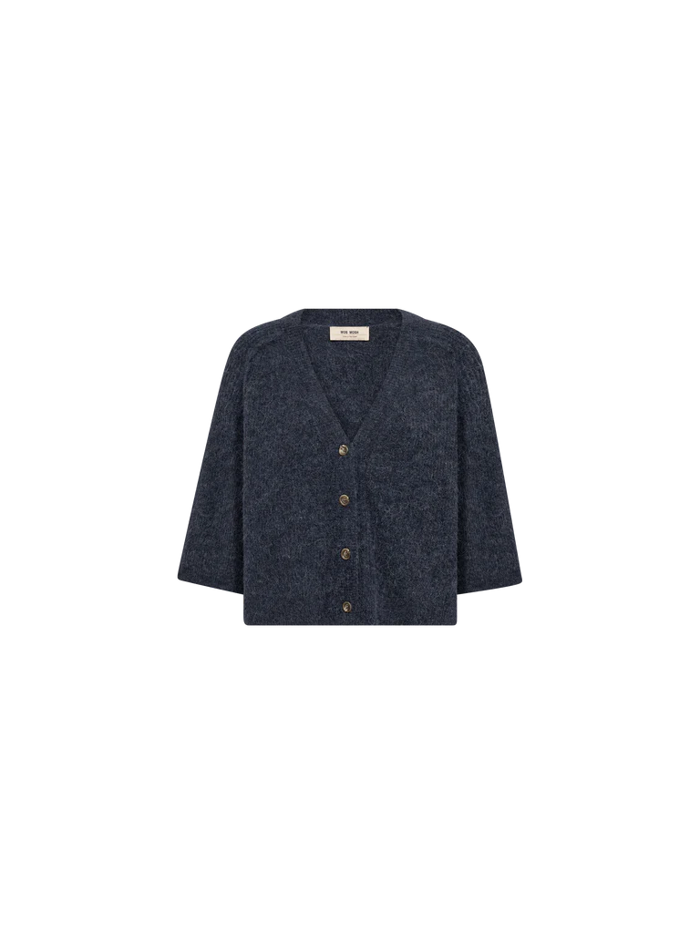 Mos Mosh Thora Lizet Knit Cardigan India Ink