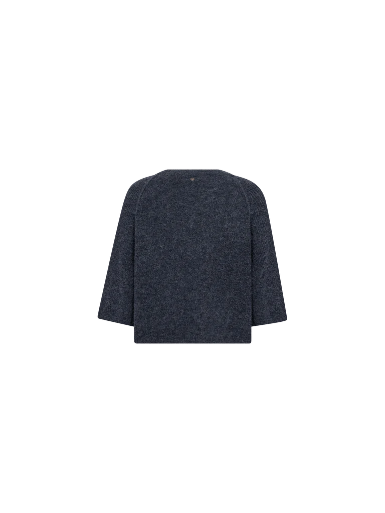 Mos Mosh Thora Lizet Knit Cardigan India Ink