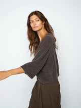 Mos Mosh Thora Lizet Knit Cardigan Subterranean