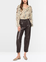 Marc Cain Collections RANCHI Relaxed Fit Pull On Pants After Dark BP81.35J20