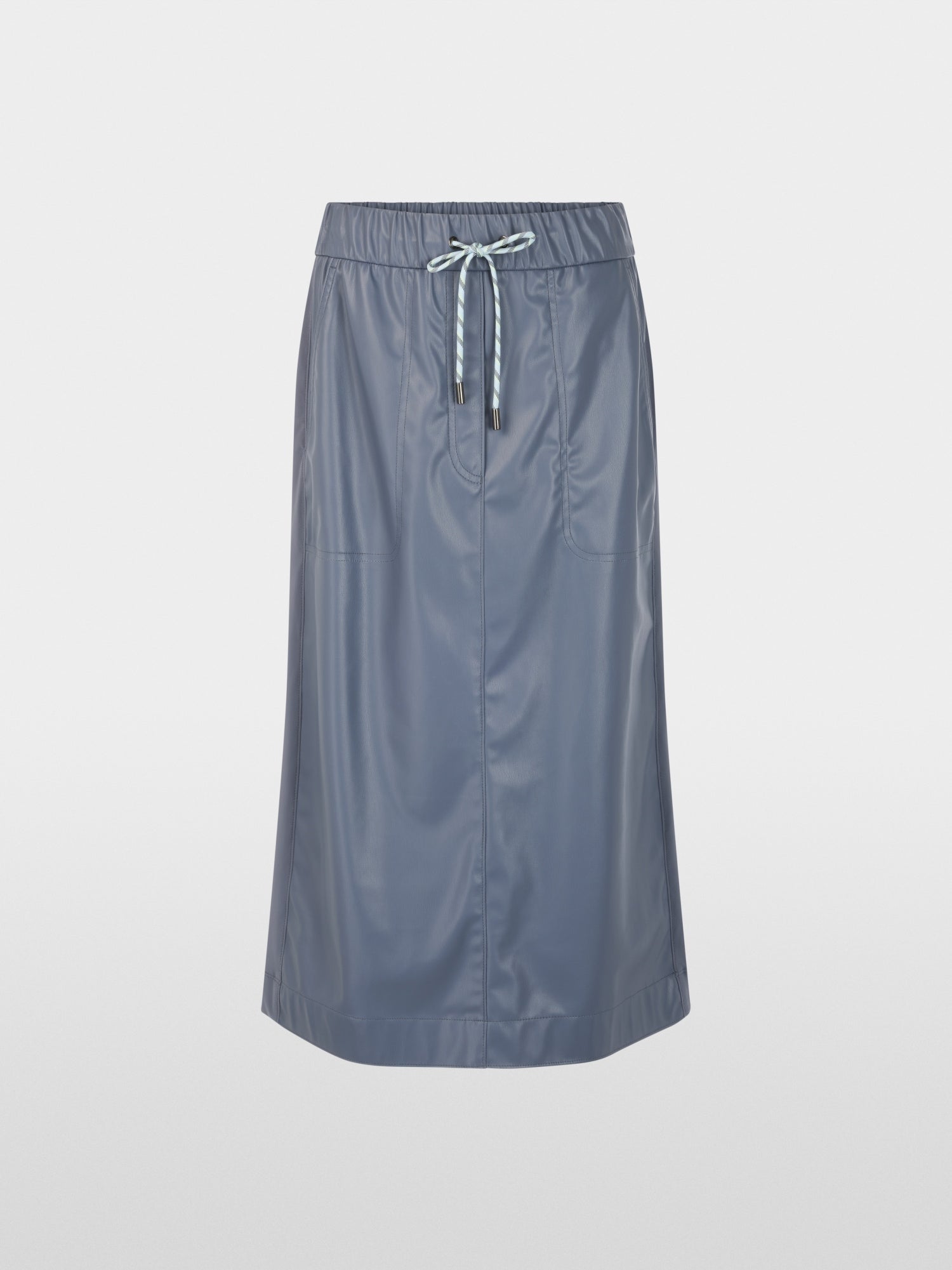 Marc Cain Sports Faux Leather Skirt Grisaille BS71.06J07