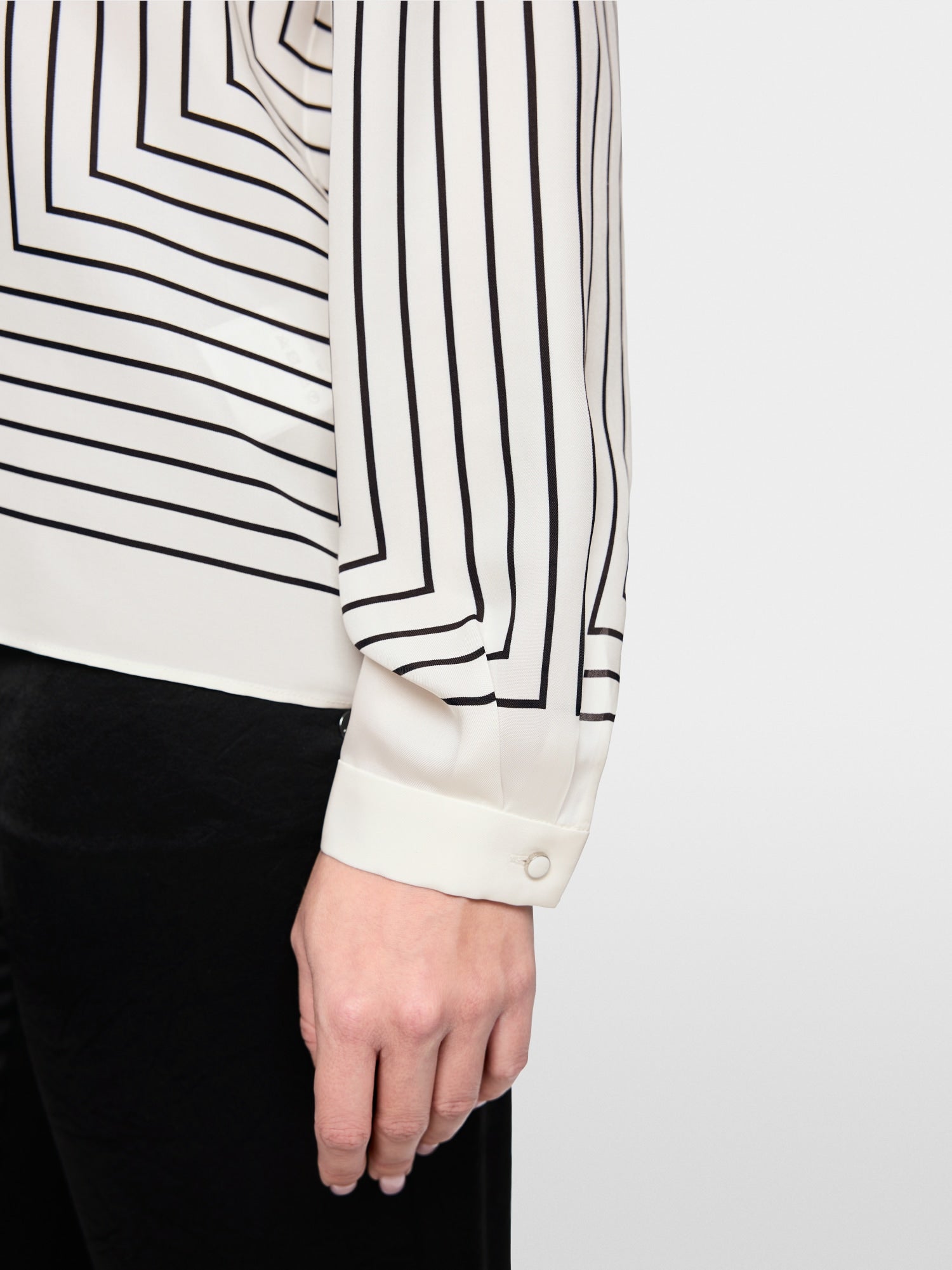 Marc Cain Collections Geometric Blouse in a Silk Blend BC51.12W18