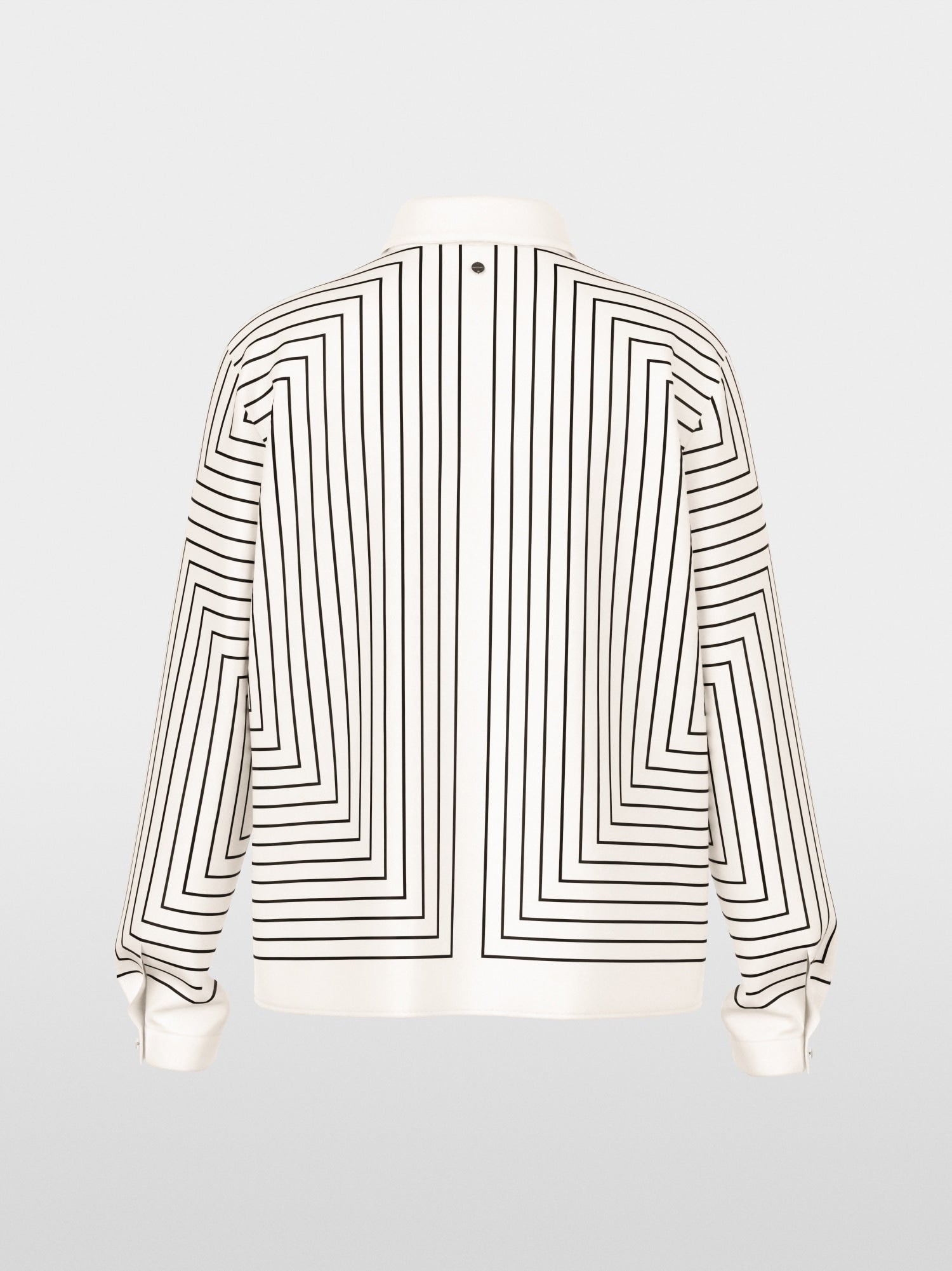Marc Cain Collections Geometric Blouse in a Silk Blend BC51.12W18