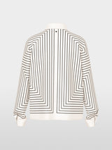 Marc Cain Collections Geometric Blouse in a Silk Blend BC51.12W18