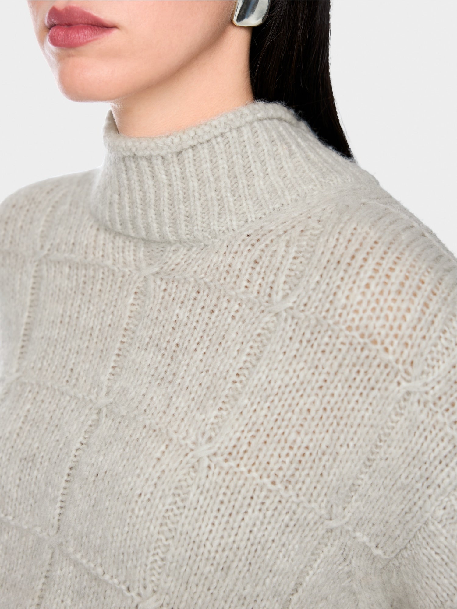 Marc Cain Collections Oversized Sweater Vapour Blue BC41.15M07